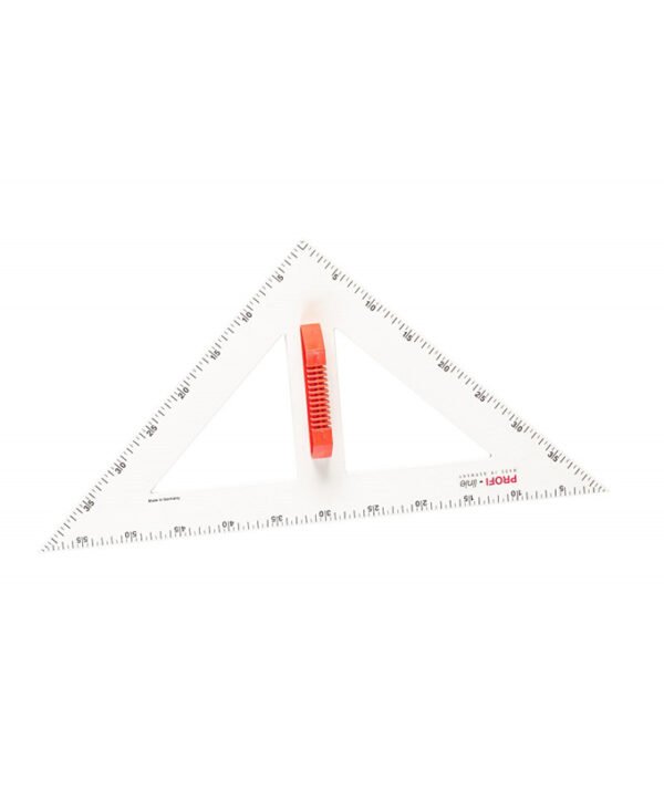 Trokut za školsku ploču 45°, magnetni, PVC, Profi-linie RE-Plastic®