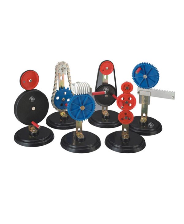 Set od šest modela mehaničkih prijenosa