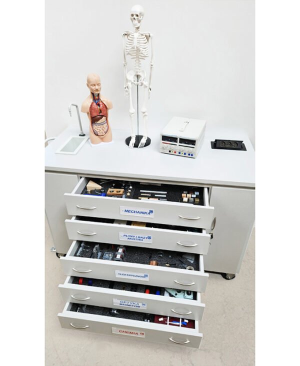 Mobilni multifunkcionalni fizikalno-kemijski-biološki laboratorijski stol