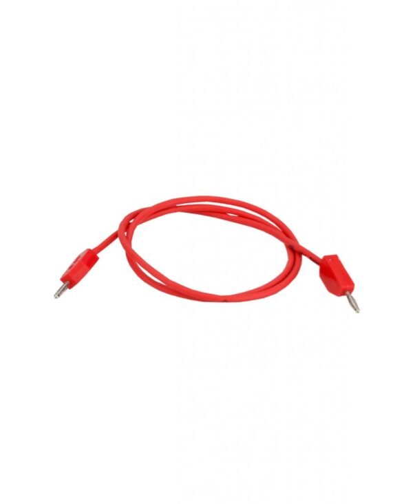 Spojni kabel s konektorima od 2 mm, 50 cm, crveni