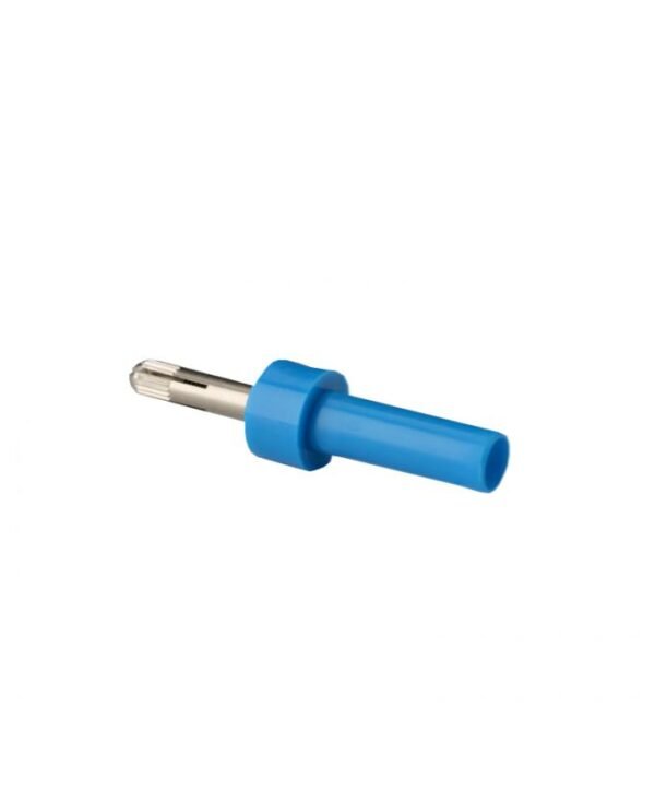 Sigurnosni adapter banana, 400 V, plavi