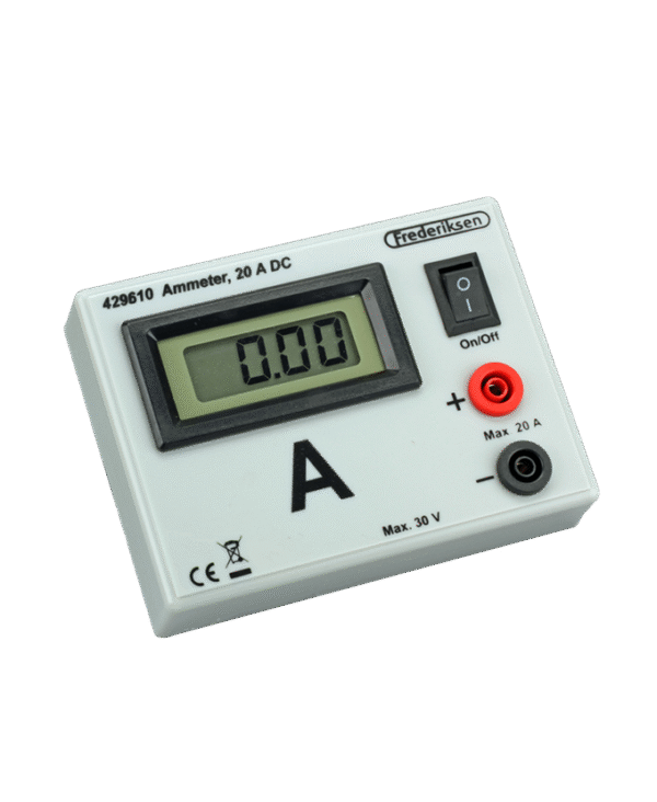 Ampermetar, digitalni, 20 A, DC