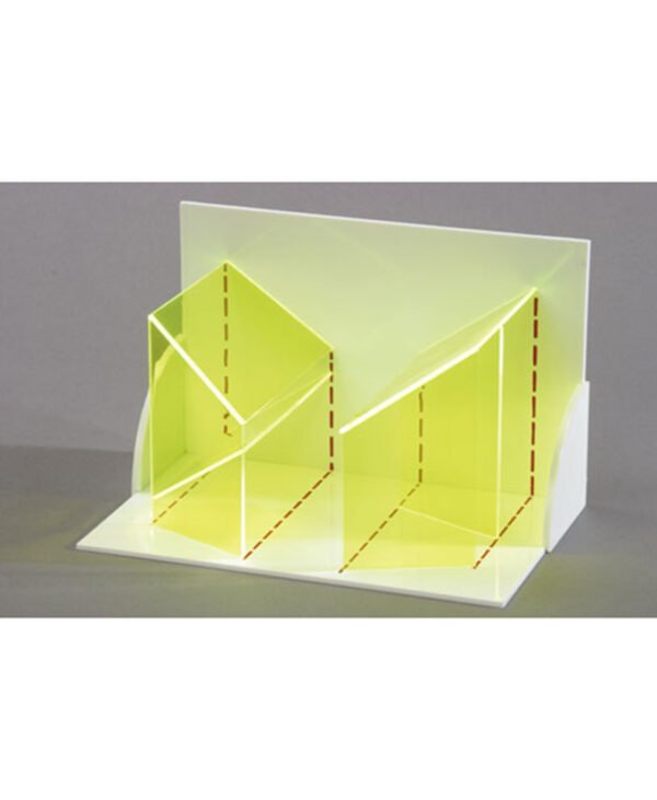 3D model horizontalne i vertikalne projekcije različitih ravnina