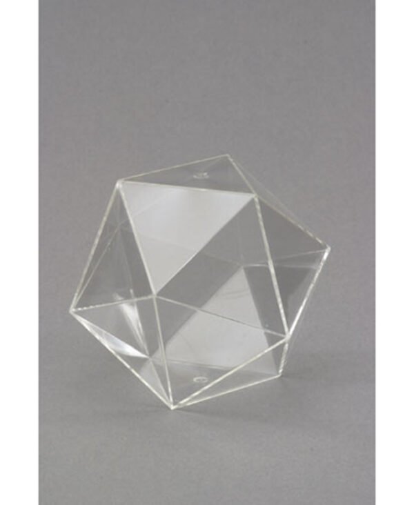 Ikosaedar s zatvorenim stranicama, proziran