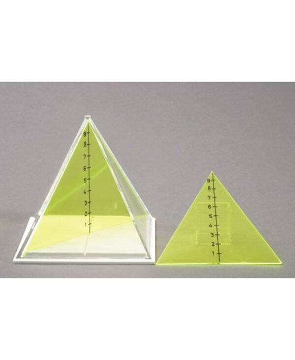 Kvadratna piramida s dva odvojiva presjeka