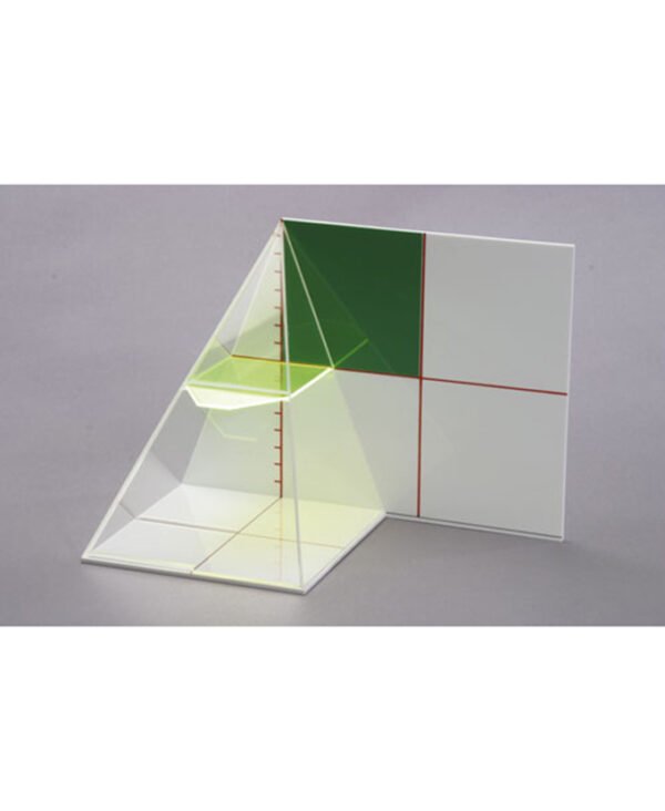 Demonstracija omjera između područja različitih presjeka u obliku piramide