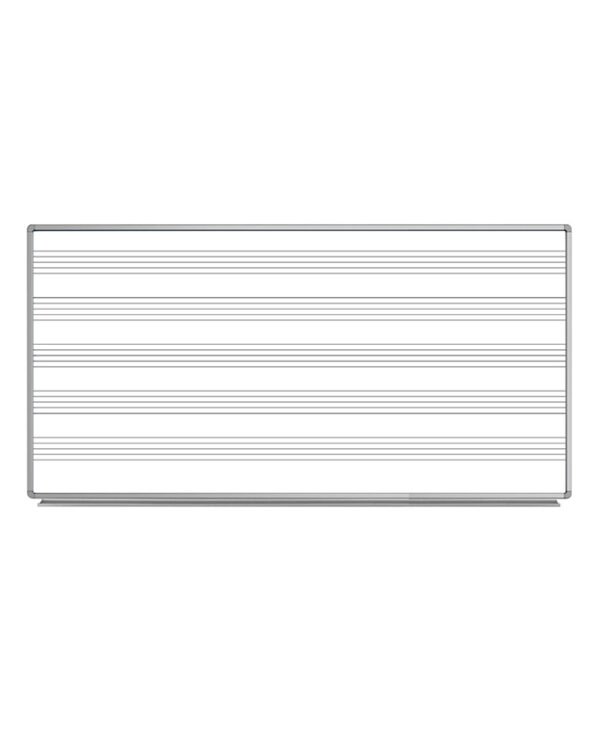 Školska ploča za glazbeni 240×120 cm, bijela