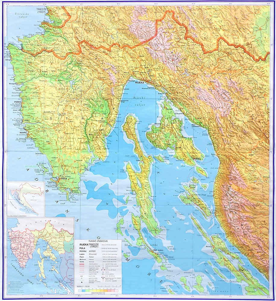 sjeverno hrvatsko primorje, fizička