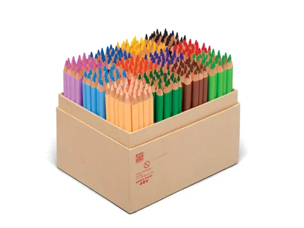 Jumbo duge drvene bojice u kartonskoj kutiji – 300 kom