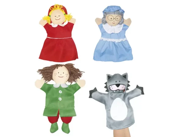 Crvenkapica – komplet lutaka, 4 kom