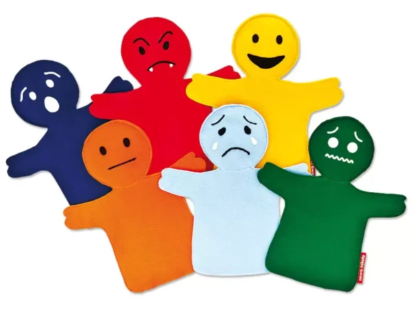 Edukativne lutke – emocije, 6 kom