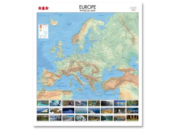Fizička karta Europe